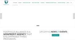 Desktop Screenshot of foothillsalliance.org